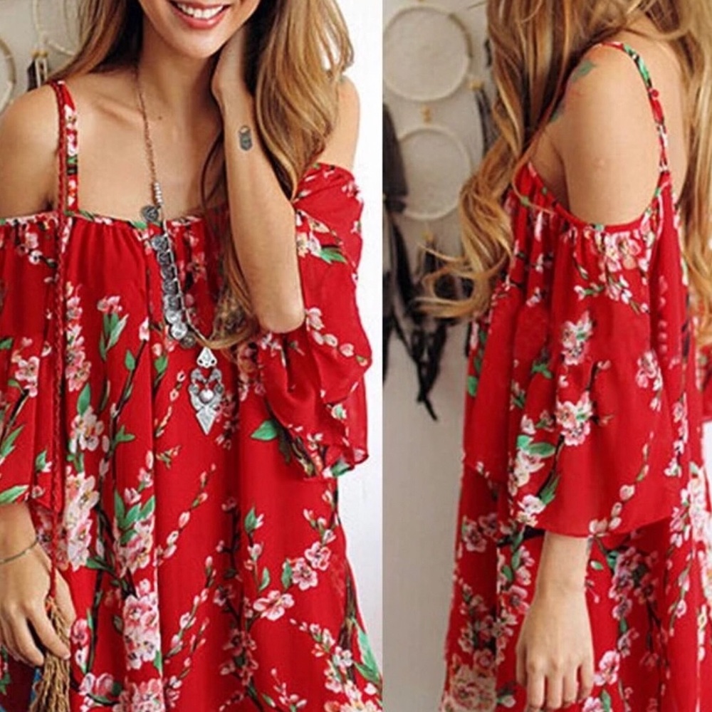 Sheer floral blouse/beach coverup